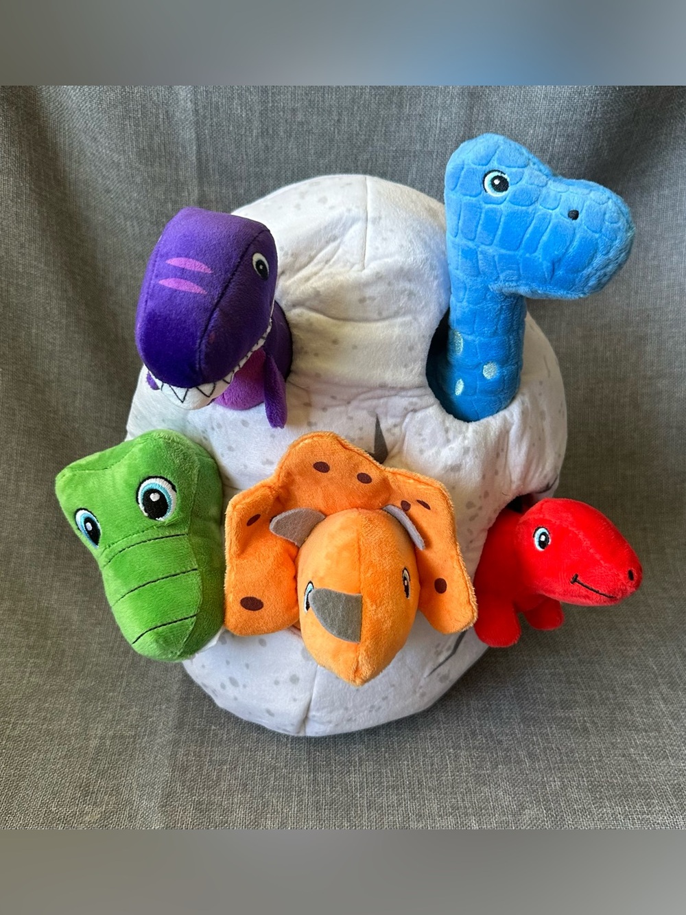 Think Dog Dino Crew Dog Toy Set